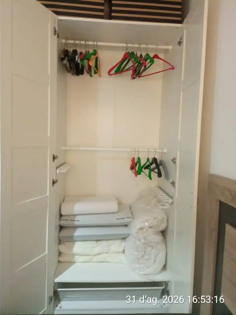 Bedroom of Flat for rent in Barcelona  with Air Conditioner, Heating and Furnished