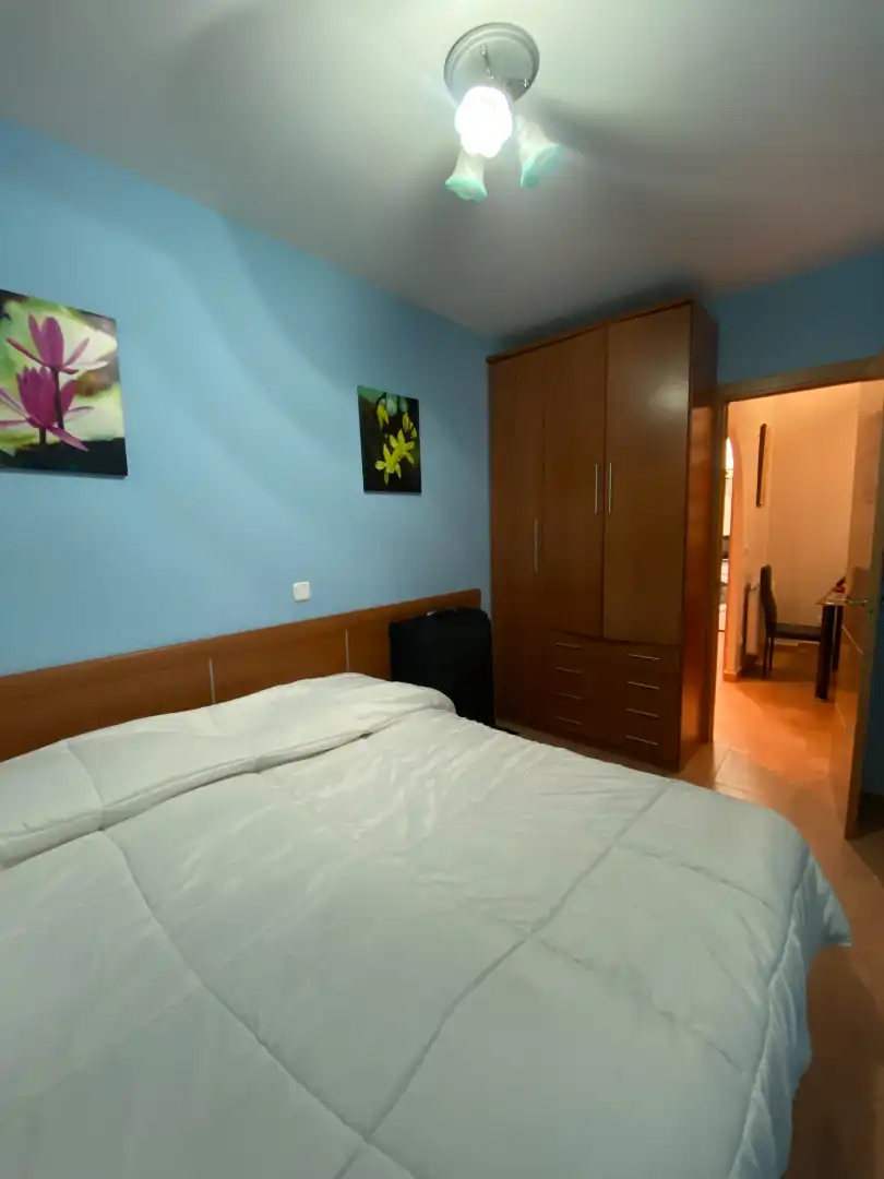 Bedroom of Flat for rent in Madrid  with Heating, Furnished and Washing machine