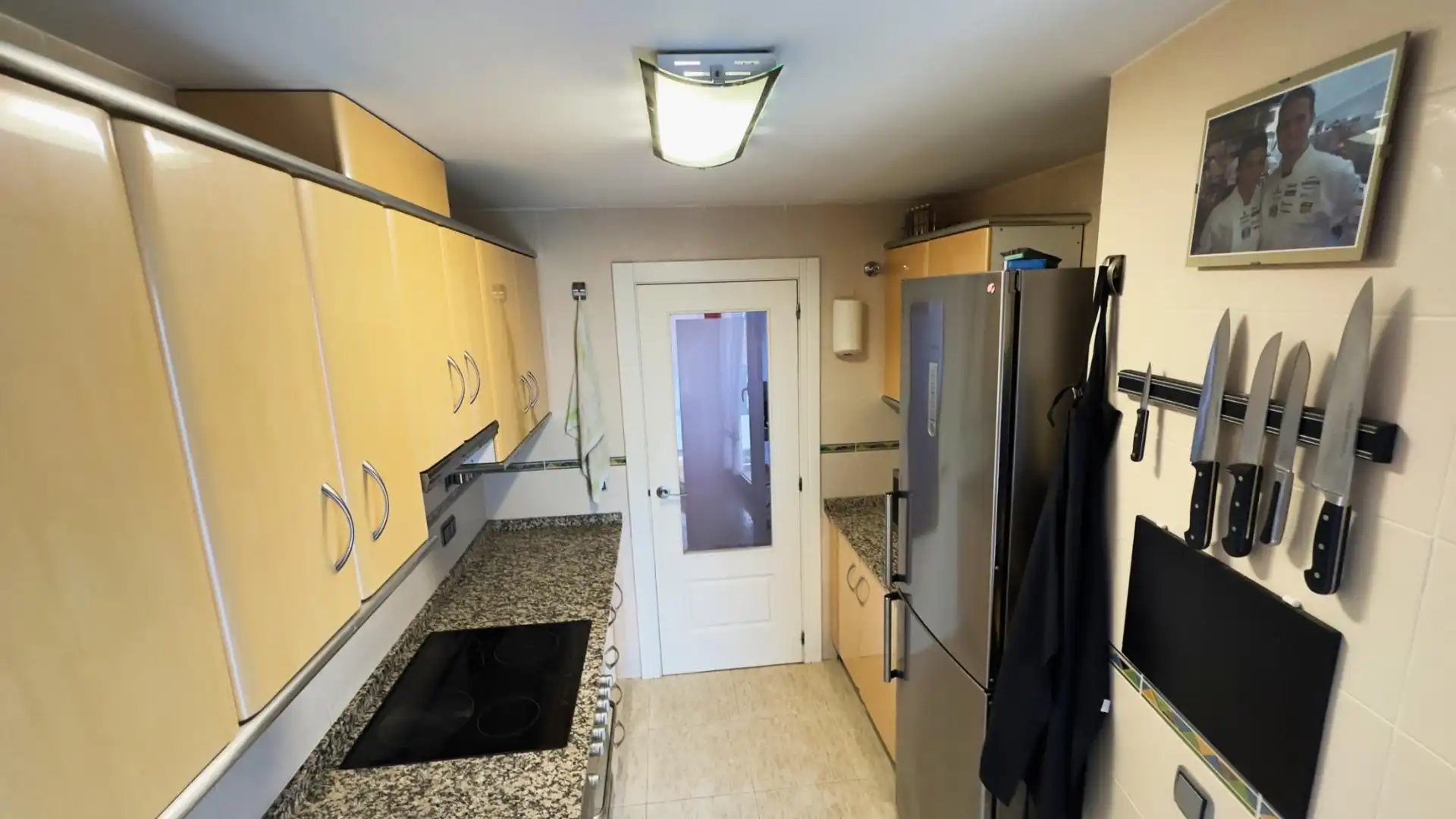 Kitchen of Flat for sale in Benidorm  with Air Conditioner, Furnished and Community pool