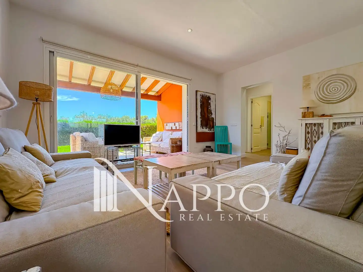 Living room of Houses for rent in Campos  with Air Conditioner, Heating and Private garden