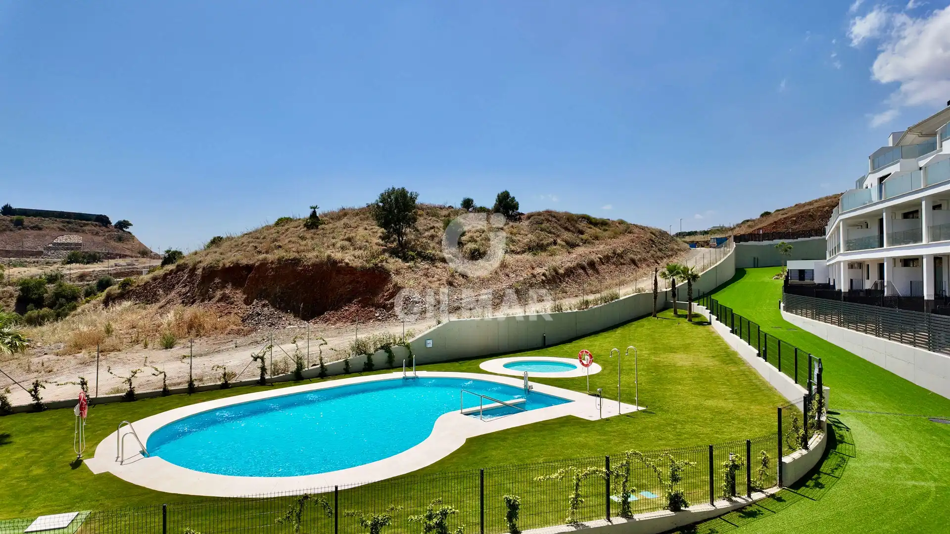 Swimming pool of Flat for sale in Fuengirola  with Heating, Private garden and Storage room