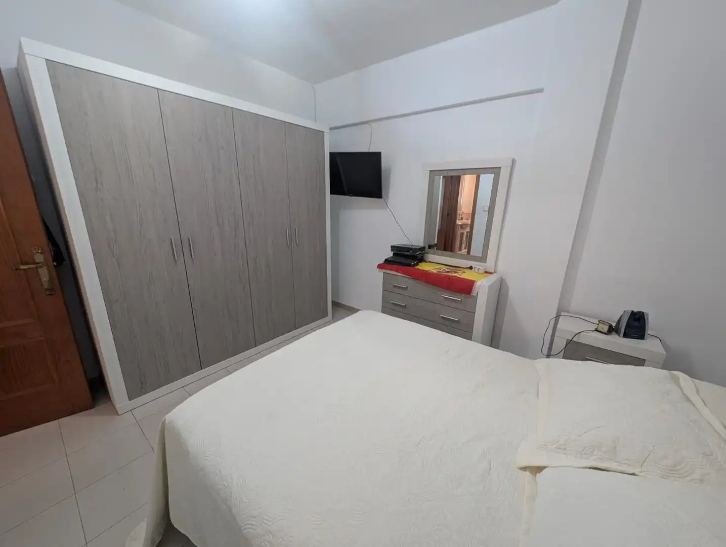 Bedroom of Flat for sale in Lucena  with Air Conditioner, Private garden and Furnished