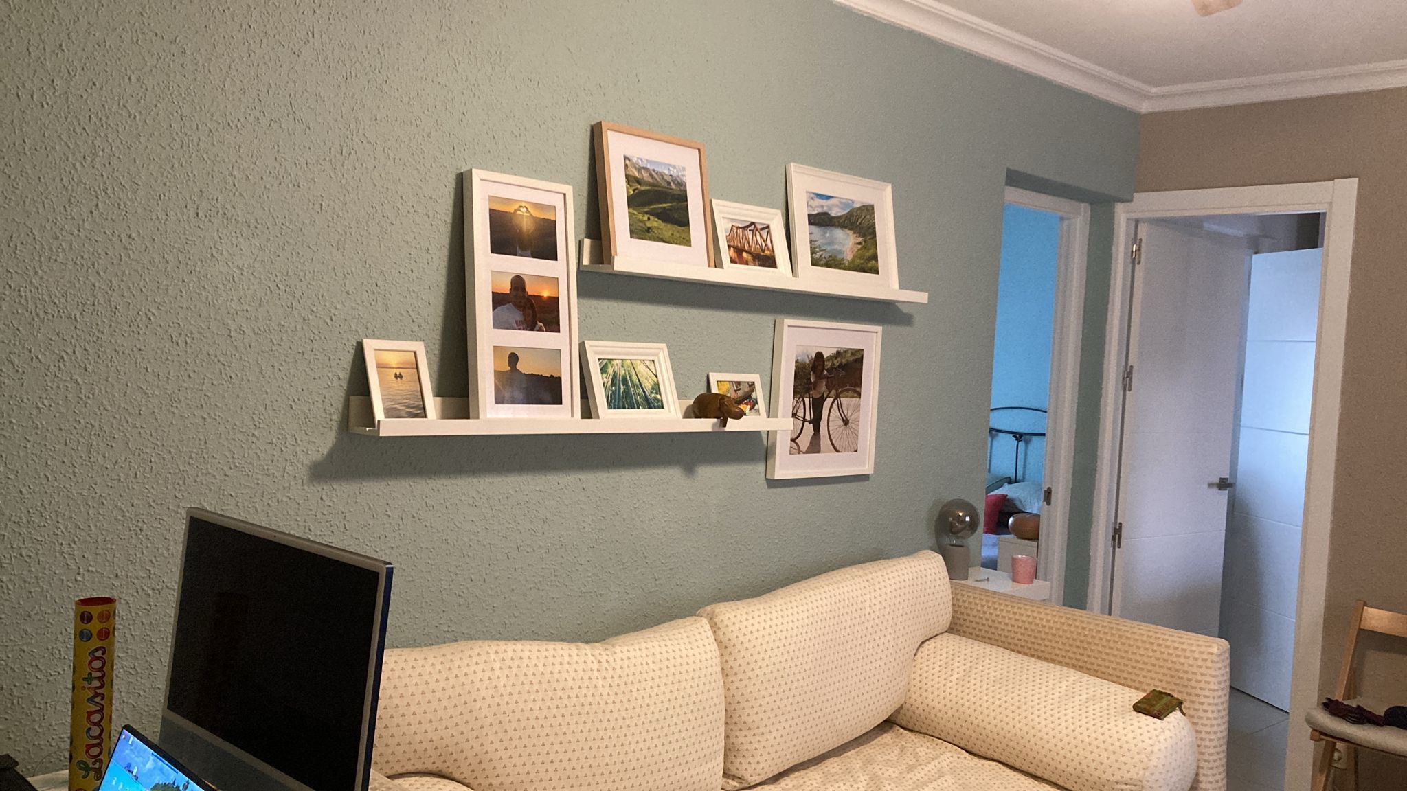 Living room of Flat for sale in  Madrid Capital  with Heating