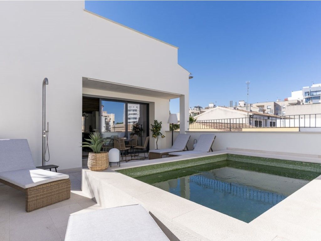 Terrace of House or chalet for sale in  Palma de Mallorca  with Air Conditioner, Terrace and Swimming Pool