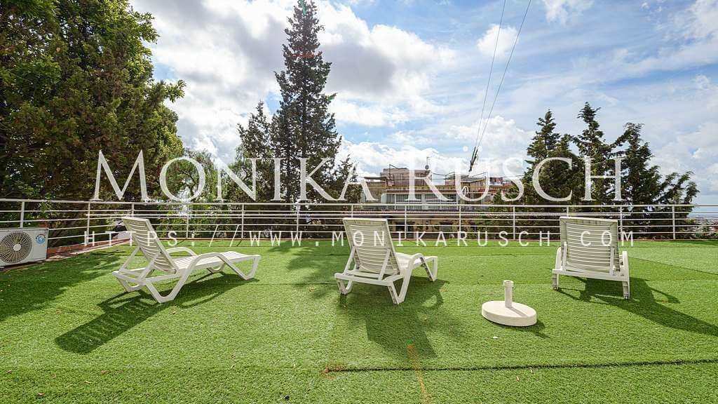 Terrace of House or chalet for sale in  Barcelona Capital  with Air Conditioner, Heating and Swimming Pool