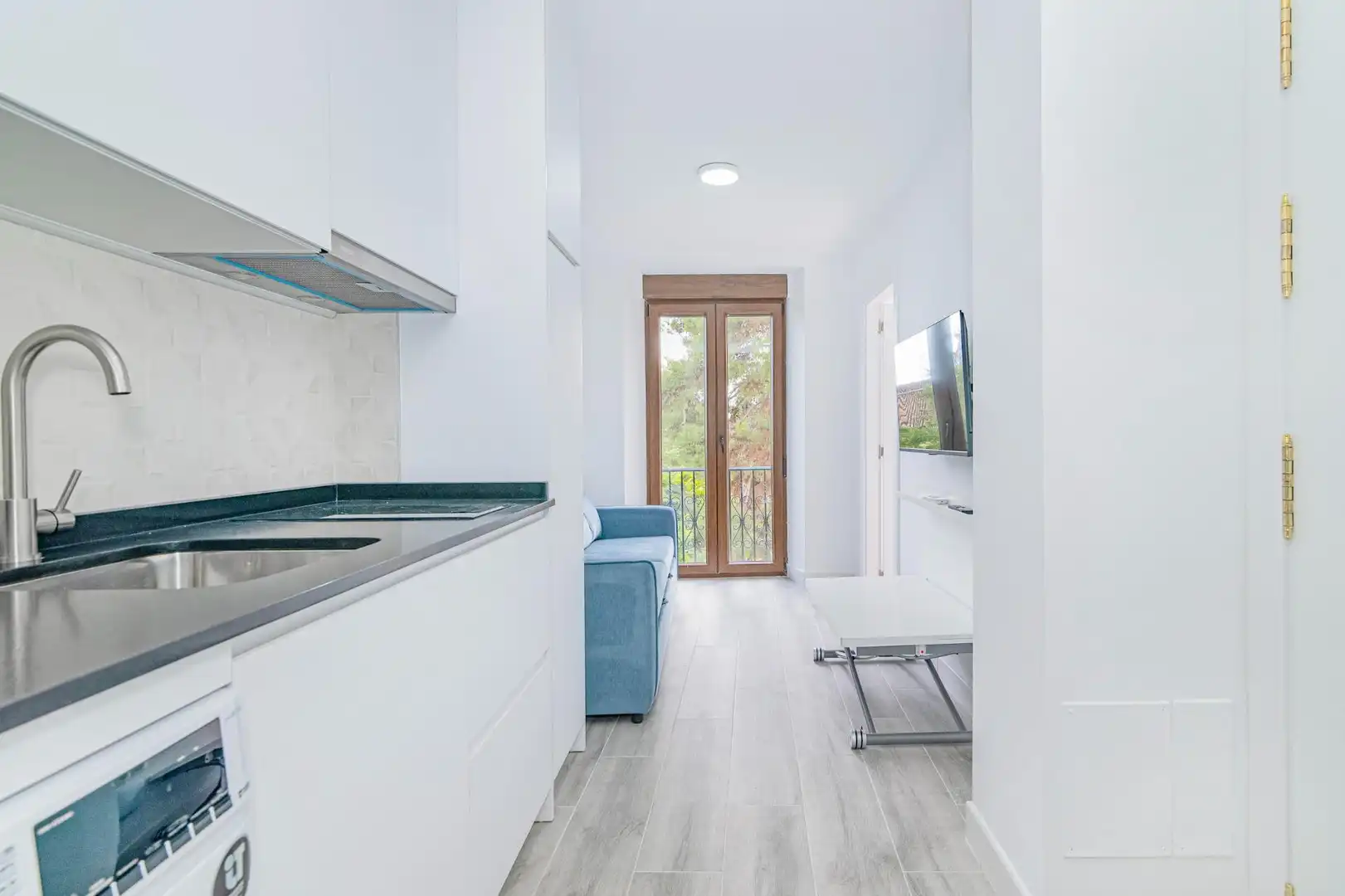Küche von Wohnung zur Miete in Granada mit Möbliert und Alarm