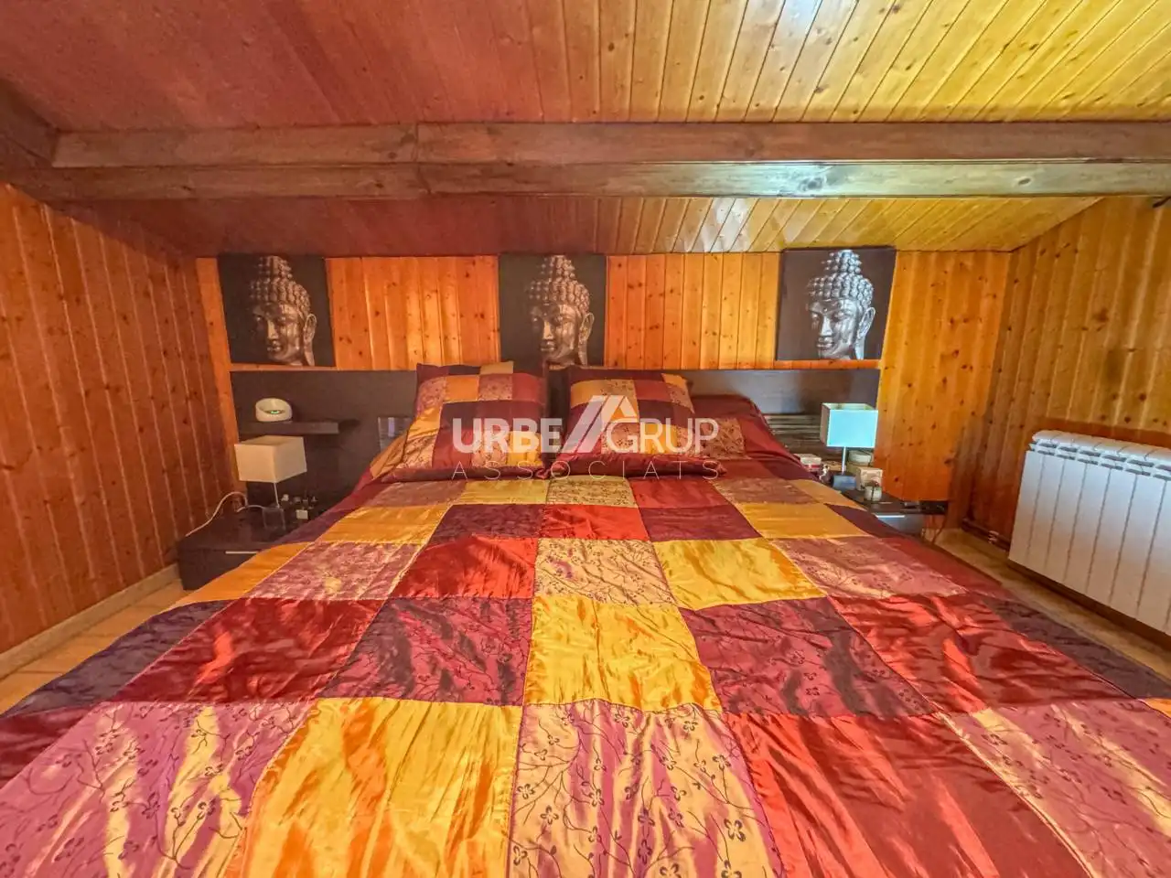 Schlafzimmer von Haus oder Chalet zum Verkauf in Sant Esteve Sesrovires mit Klimaanlage, Heizung und Terrasse