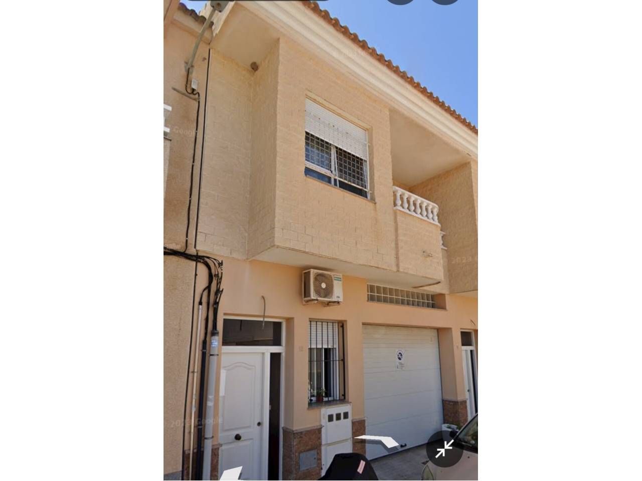 Vista exterior de Casa adosada en venda en Cartagena amb Aire condicionat, Calefacció i Jardí privat