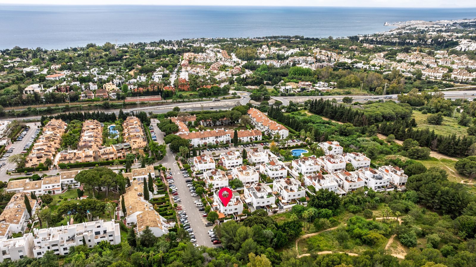 Exterior view of House or chalet for sale in Marbella  with Air Conditioner, Terrace and Storage room
