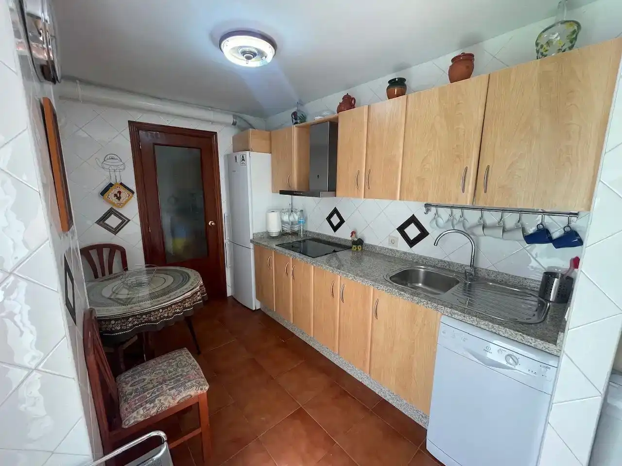 Küche von Wohnung zur Miete in Ronda mit Klimaanlage, Möbliert und Balkon