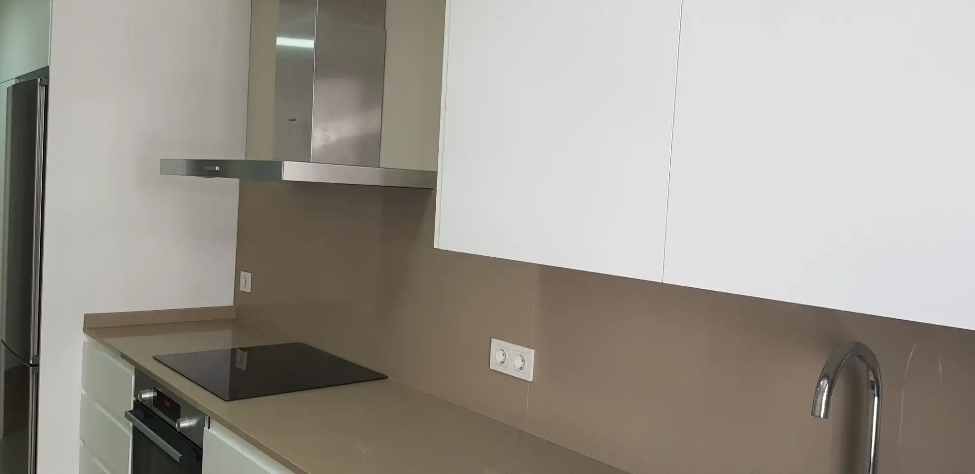 Cocina de Piso de alquiler en Málaga con Aire acondicionado, Parquet y Terraza