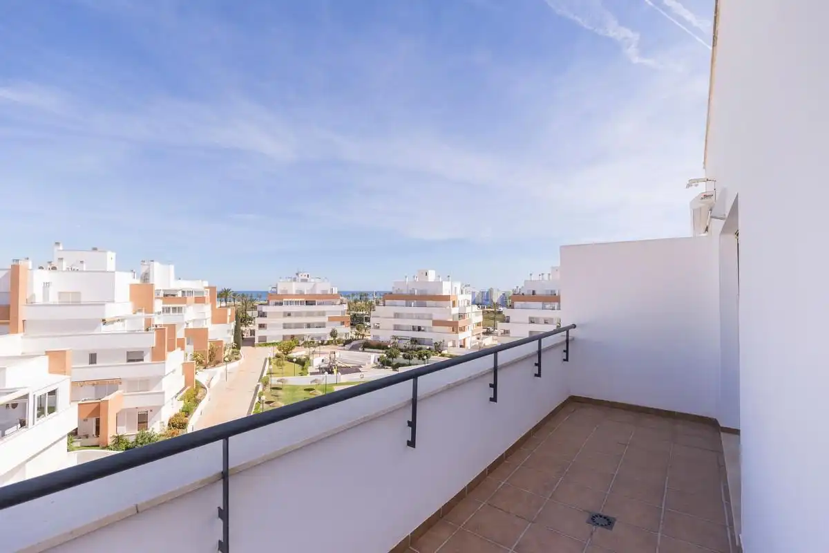 Terrace of Attic for sale in Roquetas de Mar  with Air Conditioner, Private garden and Terrace
