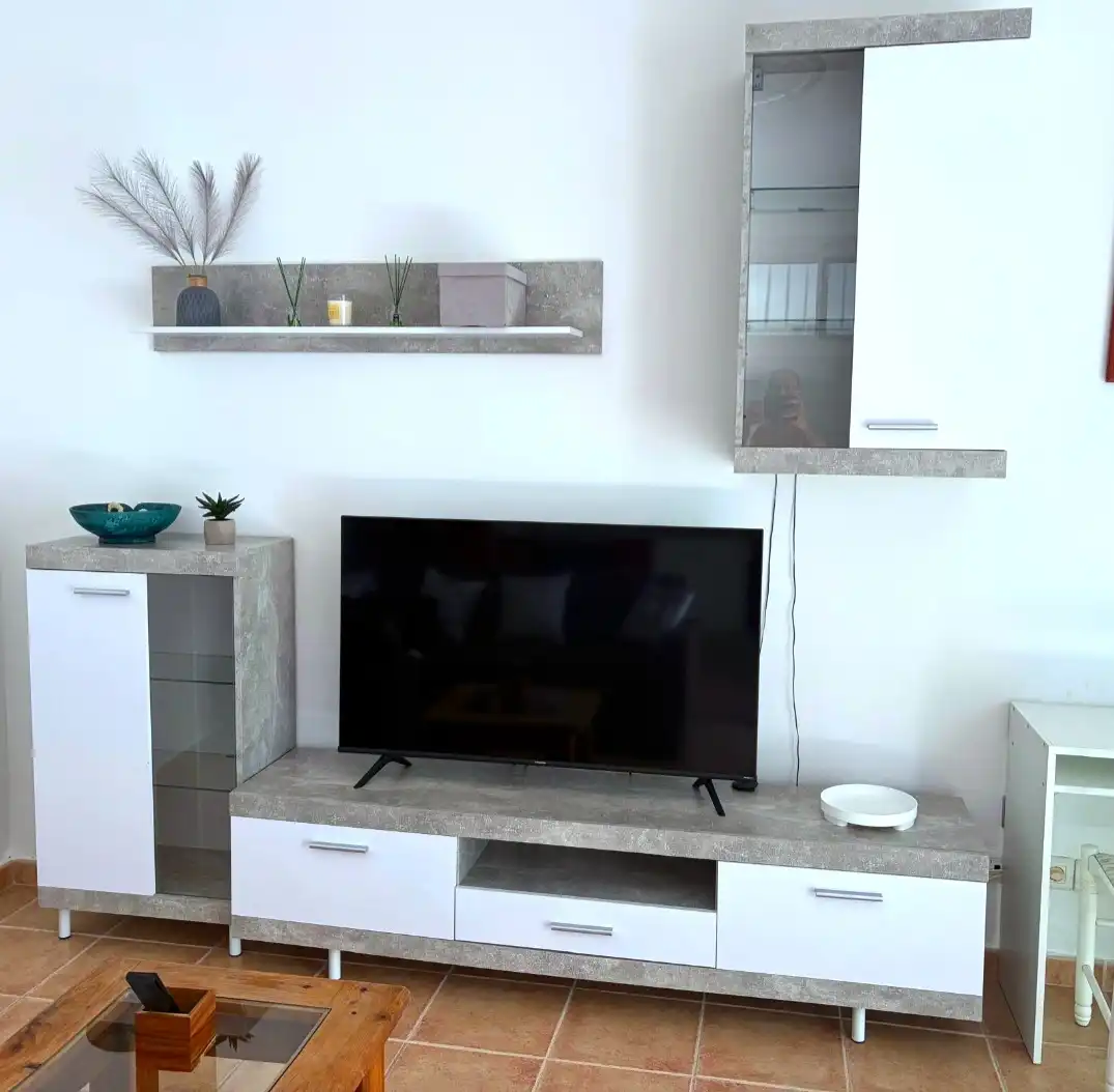 Sala de estar de Apartamento de alquiler en Las Palmas de Gran Canaria con Jardín privado, Terraza y Amueblado