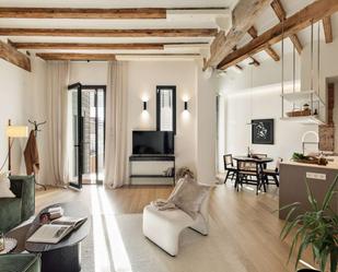 Sala d'estar de Apartament per a compartir en  Barcelona Capital amb Aire condicionat i Terrassa