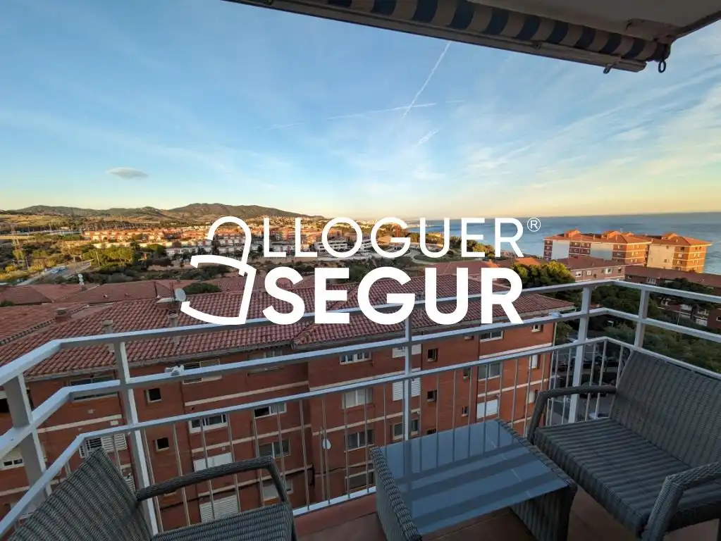 Terrasse von Wohnung zur Miete in Montgat mit Klimaanlage, Heizung und Terrasse