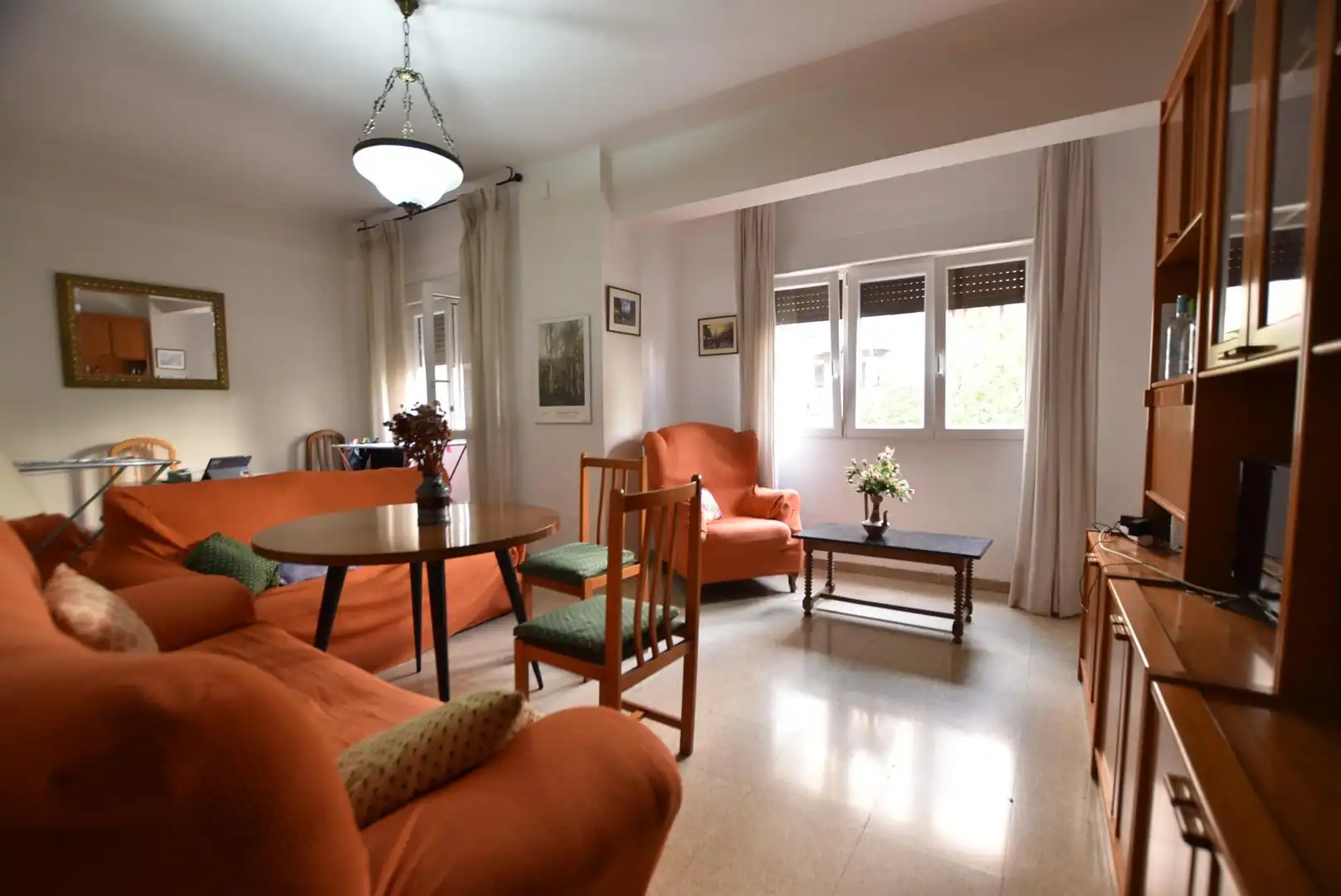 Living room of Flat for rent in Granada  with Furnished