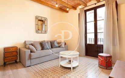 Sala d'estar de Pis de lloguer en  Barcelona Capital amb Aire condicionat, Calefacció i Moblat