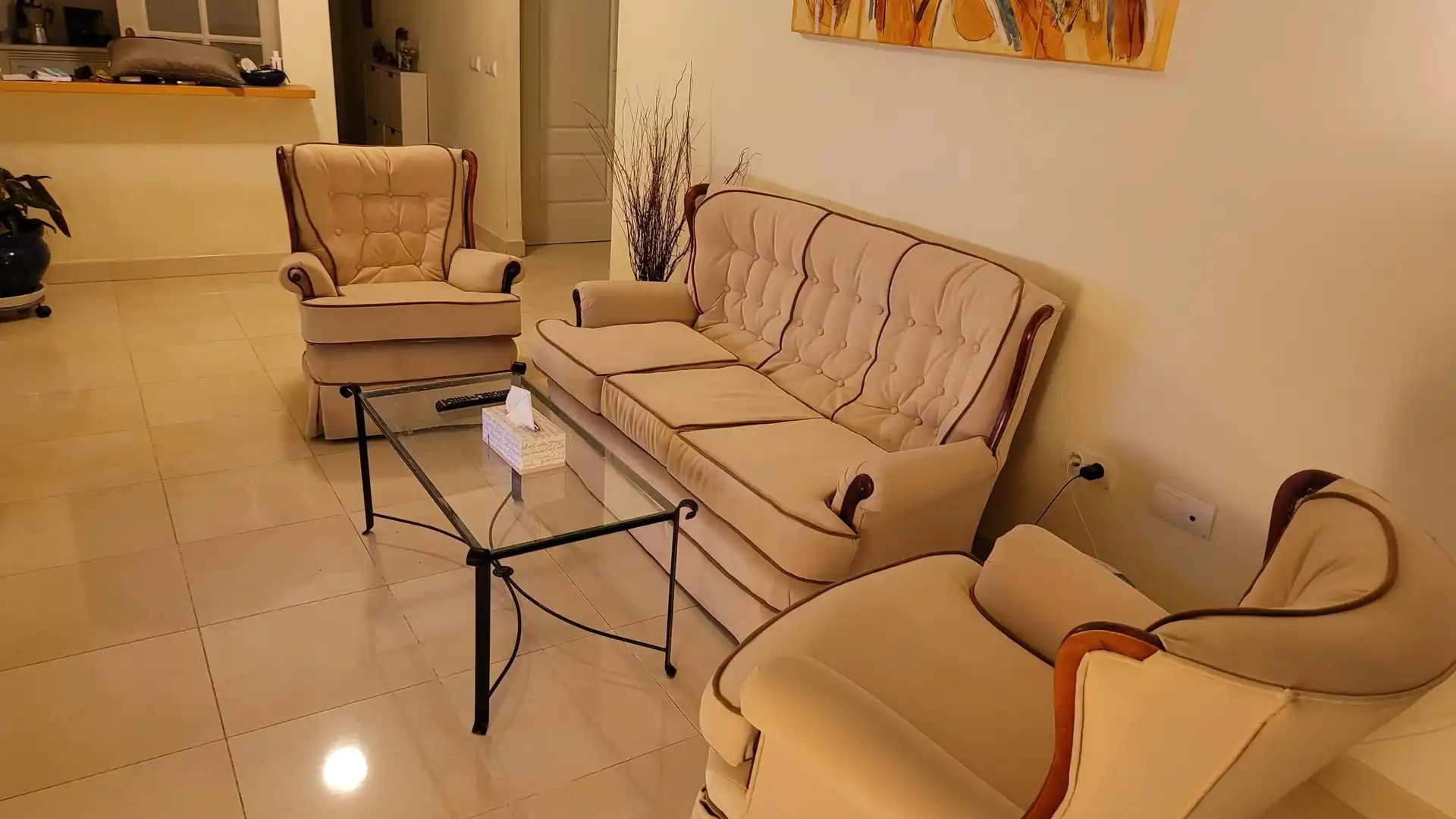 Wohnzimmer von Wohnungen zum Verkauf in Mojácar mit Klimaanlage, Heizung und Terrasse