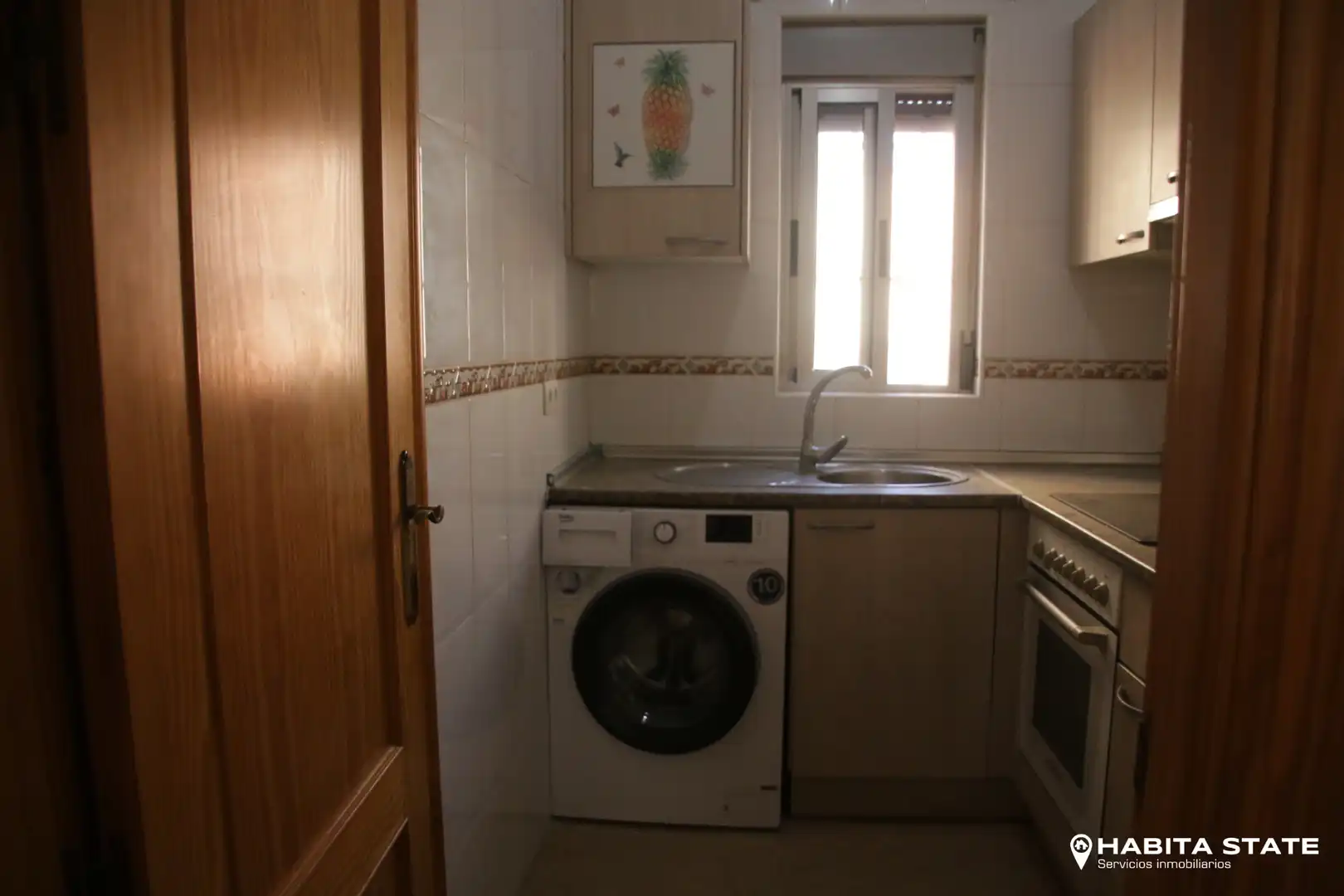 Kitchen of Flat for sale in Almería  with Furnished, Oven and Washing machine