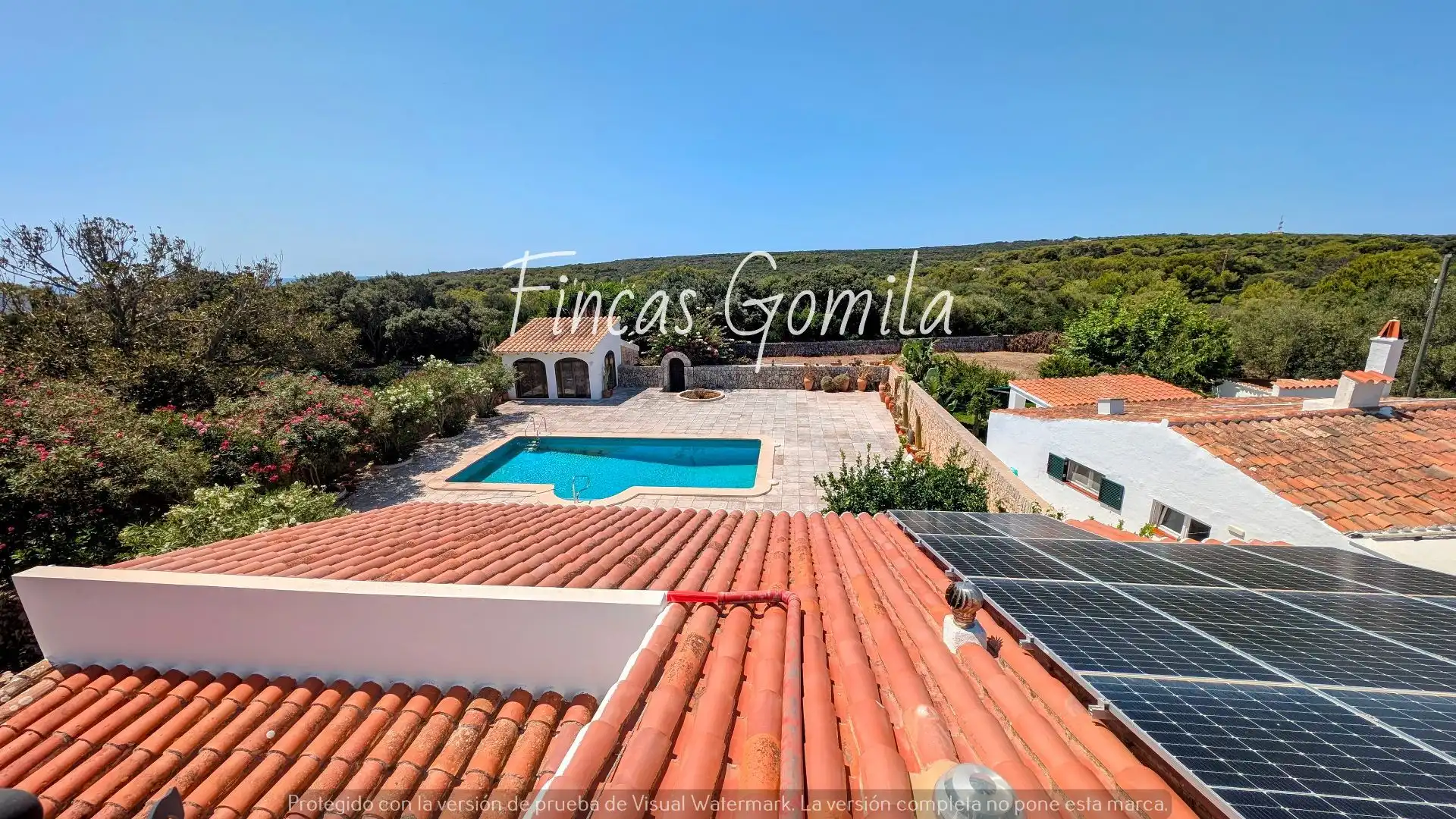 Piscina de Casa o chalet en venta en Sant Lluís con Aire acondicionado, Calefacción y Jardín privado