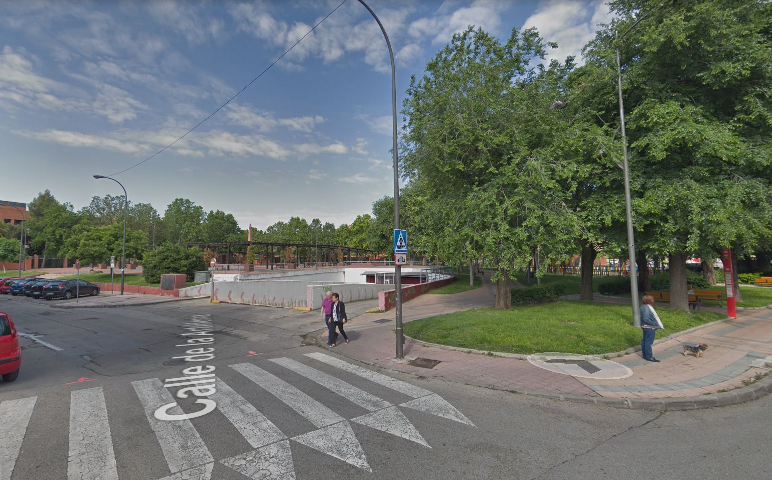 Vista exterior de Garatge en venda en Getafe