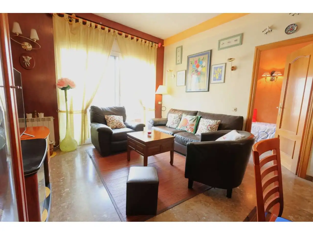 Wohnzimmer von Maisonette zum Verkauf in L'Hospitalet de Llobregat mit Klimaanlage, Heizung und Terrasse