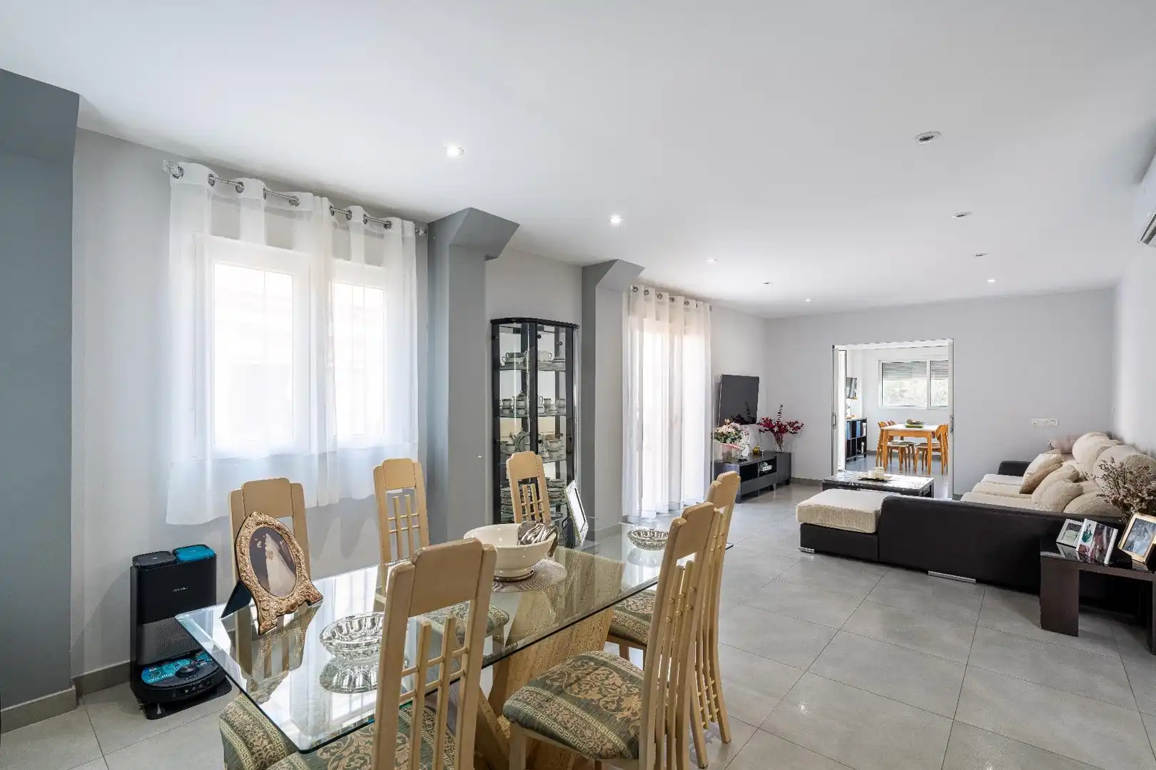 Dining room of Houses for sale in Roquetas de Mar  with Air Conditioner, Private garden and Terrace