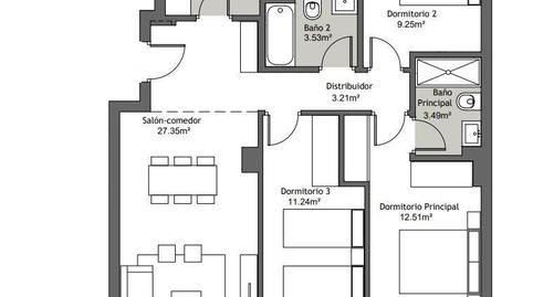 Foto 2 de Apartament en venda a El Tomillar, Málaga