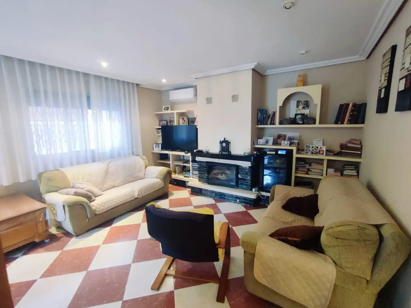 Living room of Houses for sale in Burriana / Borriana  with Private garden and Terrace