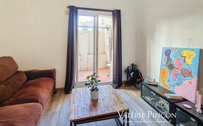 Living room of Flat for sale in  Barcelona Capital  with Air Conditioner, Terrace and Balcony