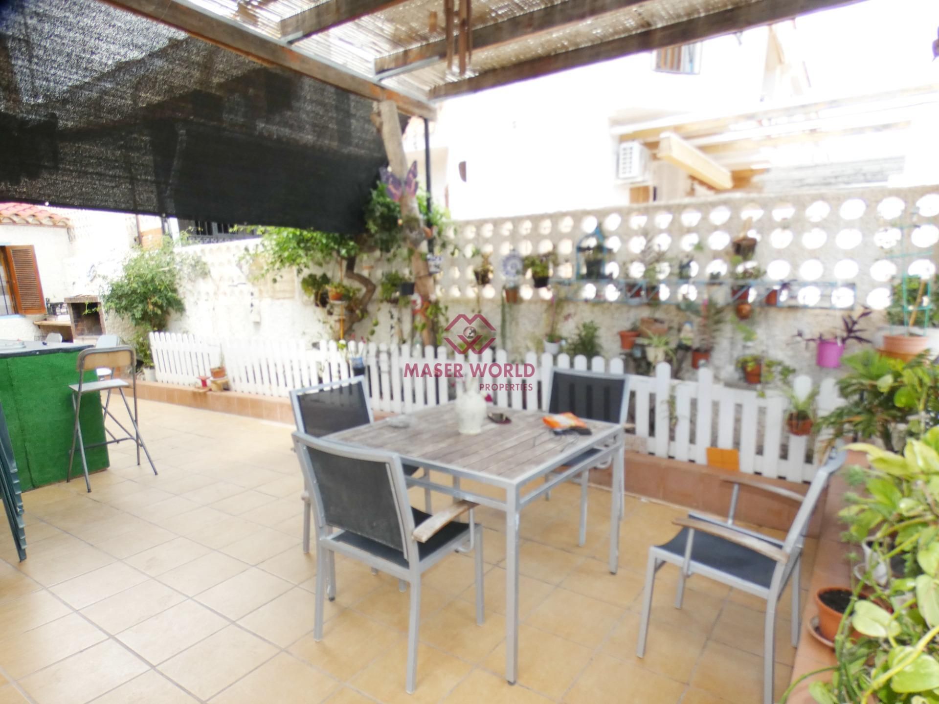Terrace of Duplex for sale in Mazarrón  with Air Conditioner, Private garden and Terrace