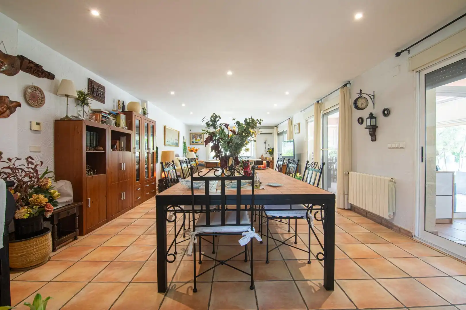 Dining room of Houses for sale in Elche / Elx  with Air Conditioner, Heating and Private garden