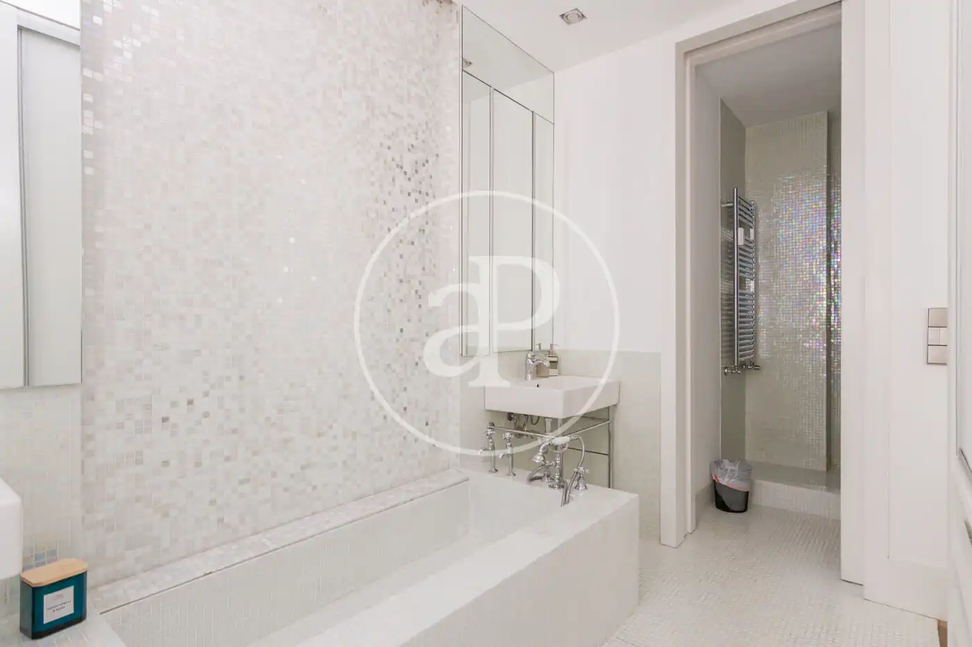 Baño de Ático en venta en Madrid con Aire acondicionado, Calefacción y Jardín privado