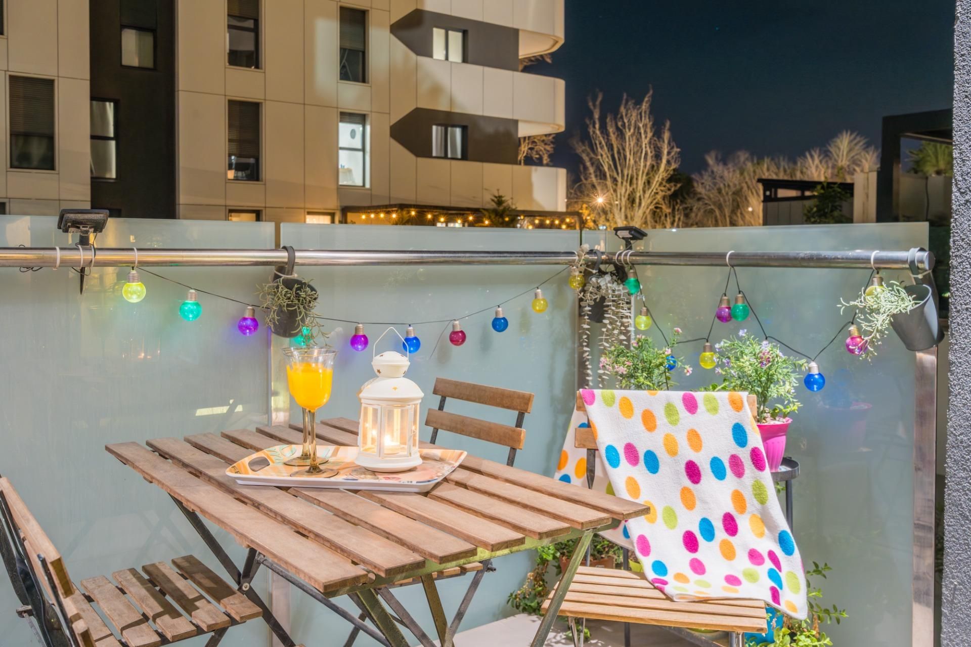 Terrace of Flat for sale in  Valencia Capital  with Air Conditioner, Terrace and Storage room