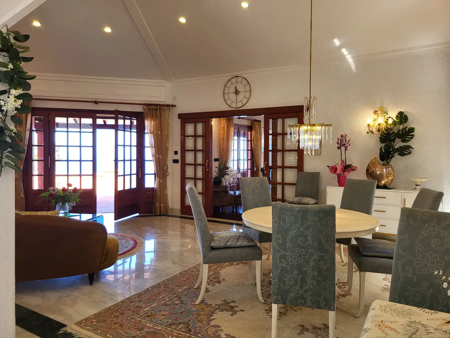 Dining room of Country homes for sale in Tacoronte  with Air Conditioner, Heating and Parquet flooring