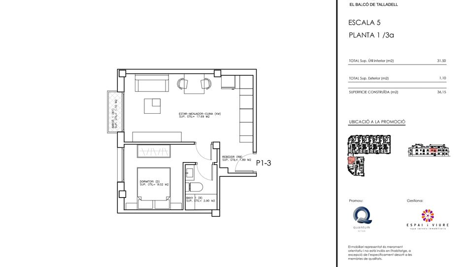 Foto 1 de Piso en venta en Carrer Dalt, 69, Tàrrega, Lleida