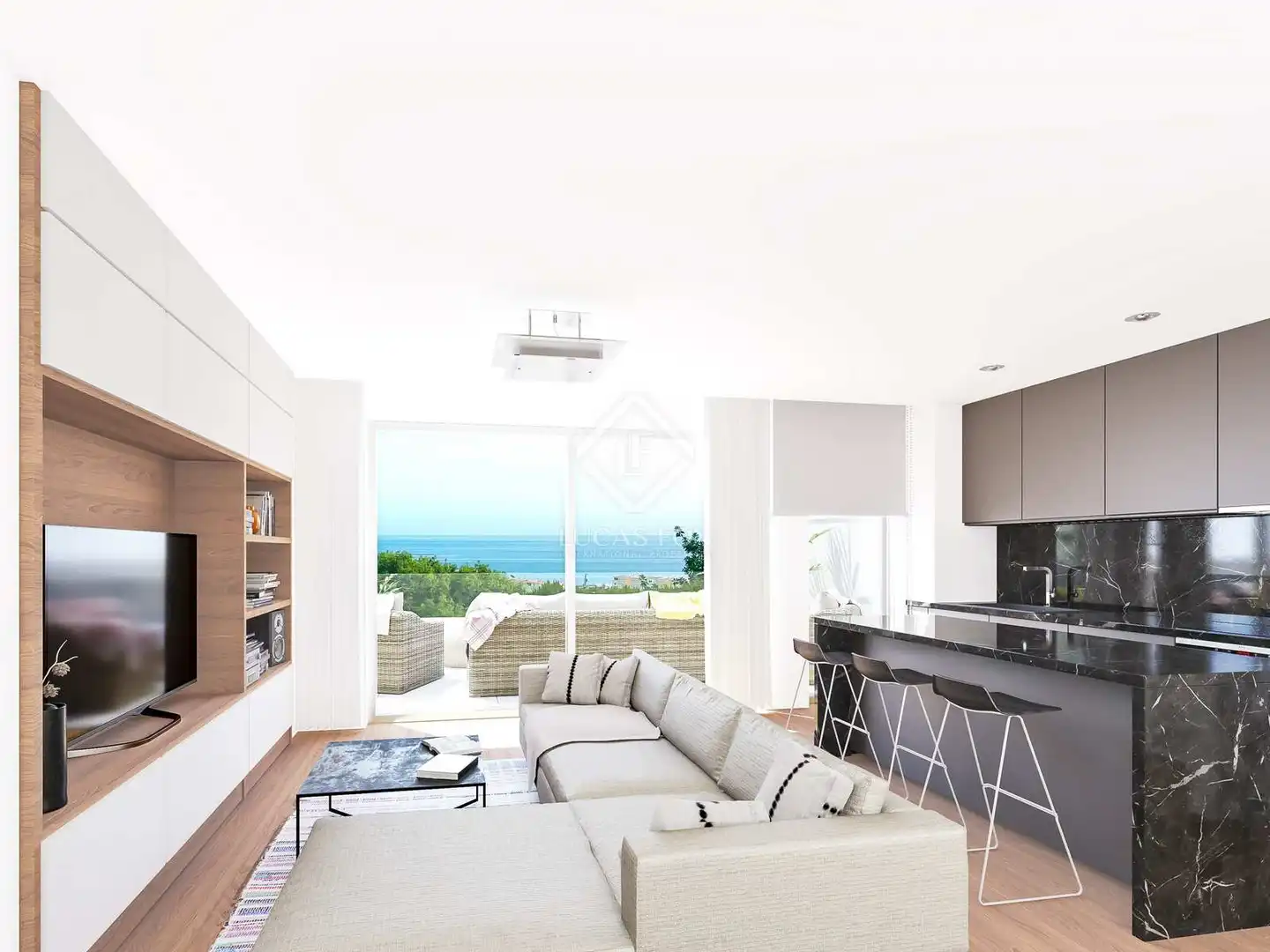 Sala d'estar de Casa o xalet en venda en Torremolinos amb Aire condicionat, Calefacció i Jardí privat