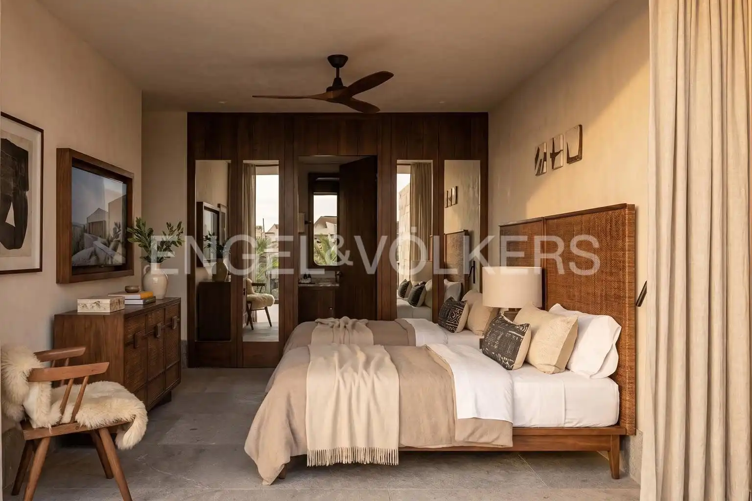 Bedroom of Houses for sale in Guía de Isora  with Air Conditioner, Terrace and Swimming Pool