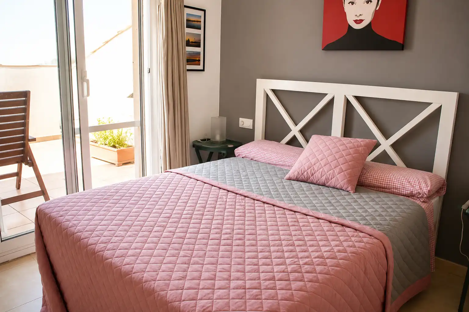 Bedroom of Flat for rent in Palamós  with Air Conditioner, Heating and Terrace