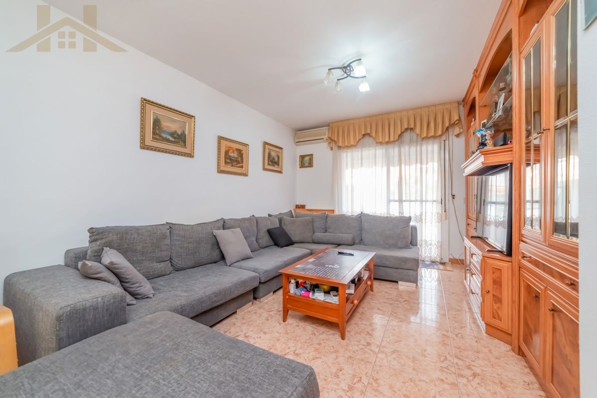 Sala d'estar de Casa o xalet en venda en Parla amb Aire condicionat, Jardí privat i Terrassa