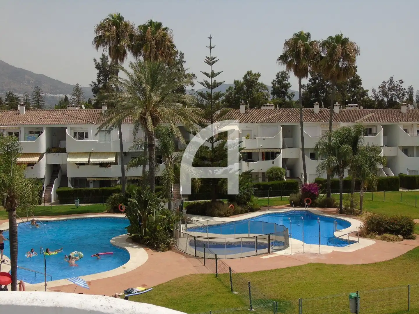 Garten von Dachboden zum Verkauf in Mijas mit Klimaanlage, Heizung und Terrasse