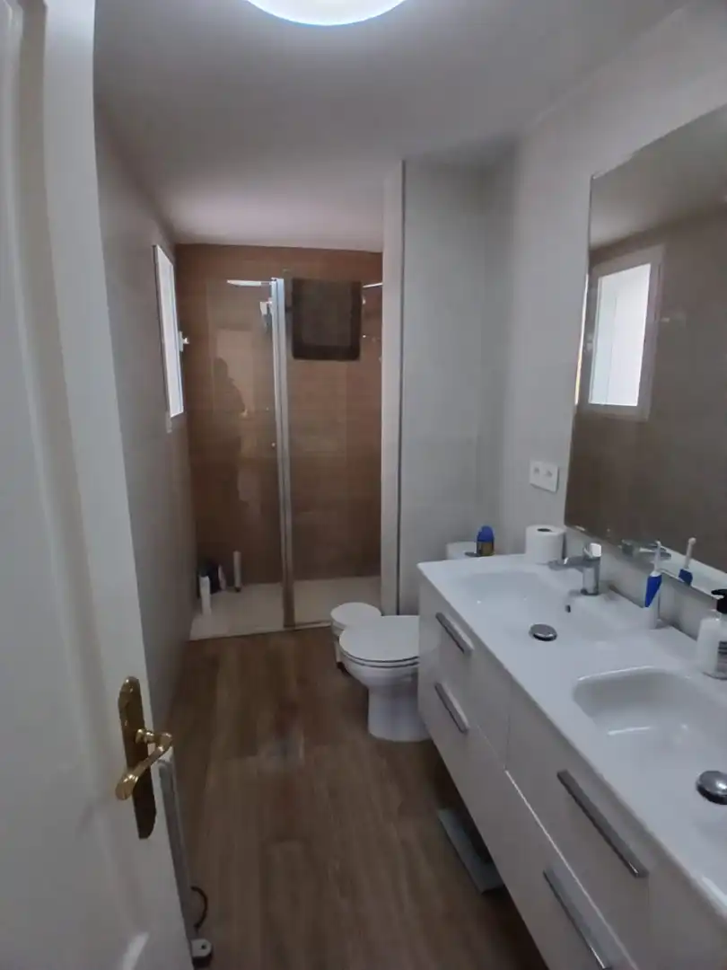 Bathroom of Flat for rent in Granada  with Air Conditioner, Heating and Parquet flooring