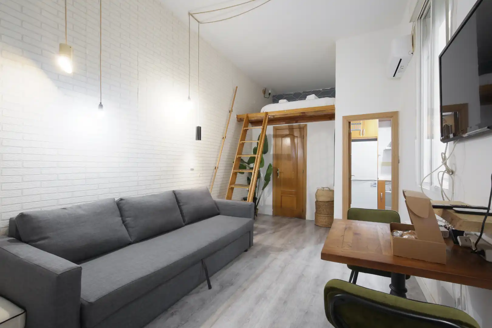 Sala de estar de Apartamento en venta en Madrid con Aire acondicionado, Calefacción y Amueblado