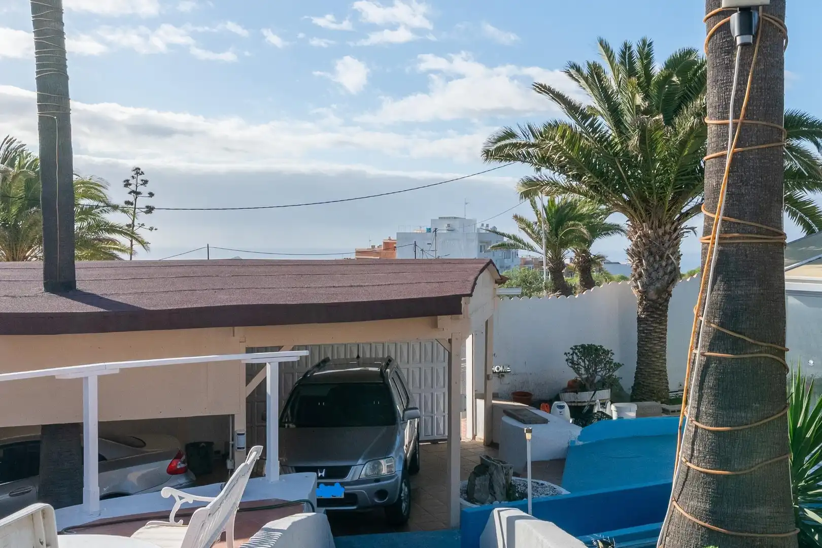 Terrassa de Casa o xalet en venda en Granadilla de Abona amb Jardí privat, Terrassa i Piscina