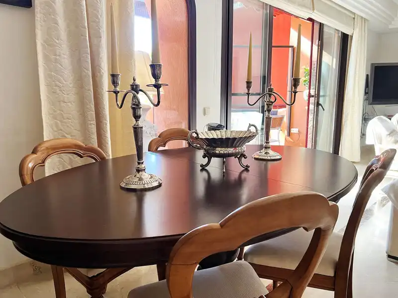 Dining room of Attic for rent in Marbella  with Air Conditioner, Terrace and Storage room