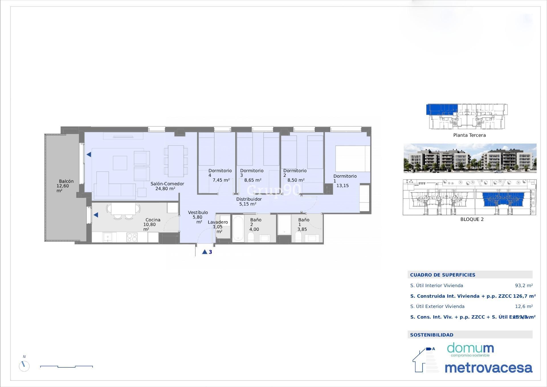 Pis en venda en  Lleida Capital amb Calefacció, Parquet i Terrassa