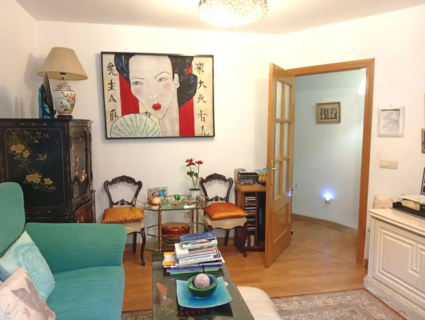 Wohnzimmer von Wohnung zum Verkauf in Villanueva de la Vera mit Heizung