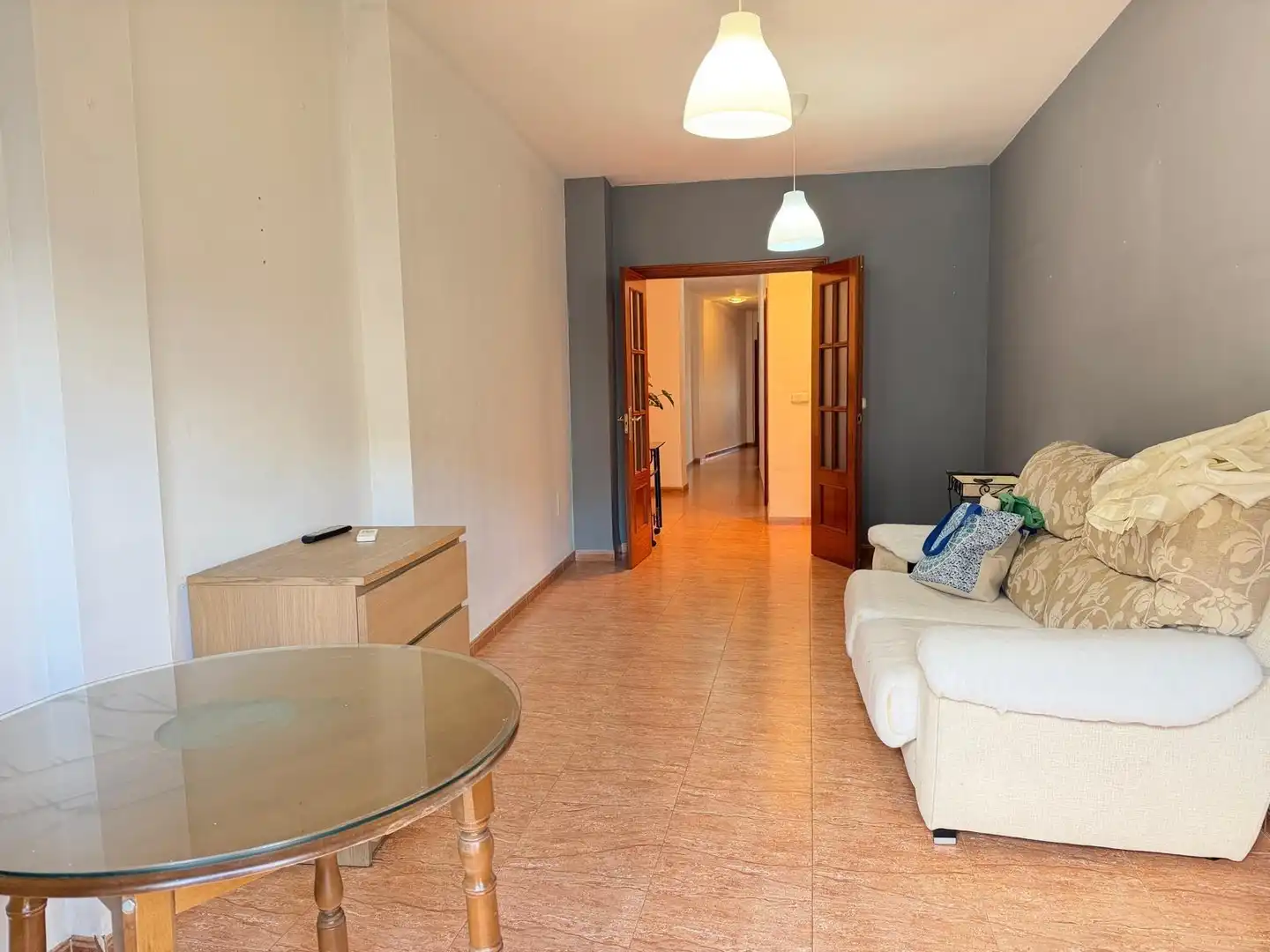 Sala d'estar de Pis en venda en Alameda amb Aire condicionat, Calefacció i Moblat