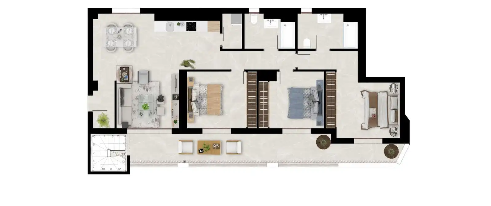 Apartamento con piscina en venta en Benahavís pueblo, imagen 23