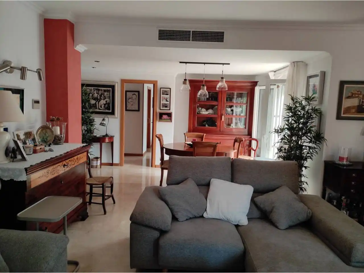 Living room of Flat for sale in  Palma de Mallorca  with Air Conditioner, Private garden and Terrace